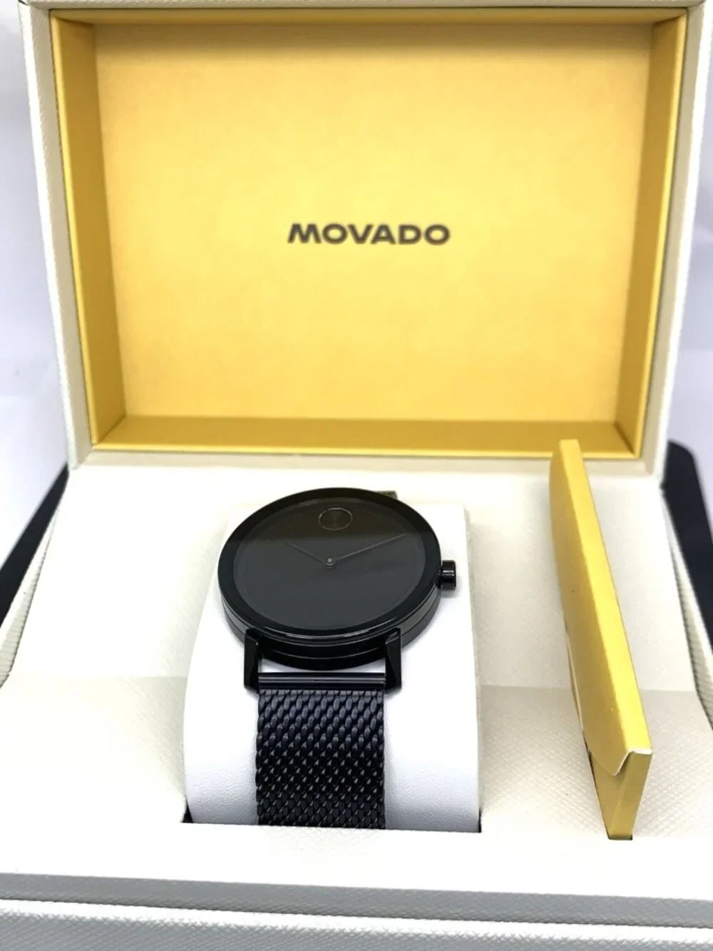 Movado Men's Watch 3600792 Bold Evolution Swiss Quartz Black Dial Steel 40mm
